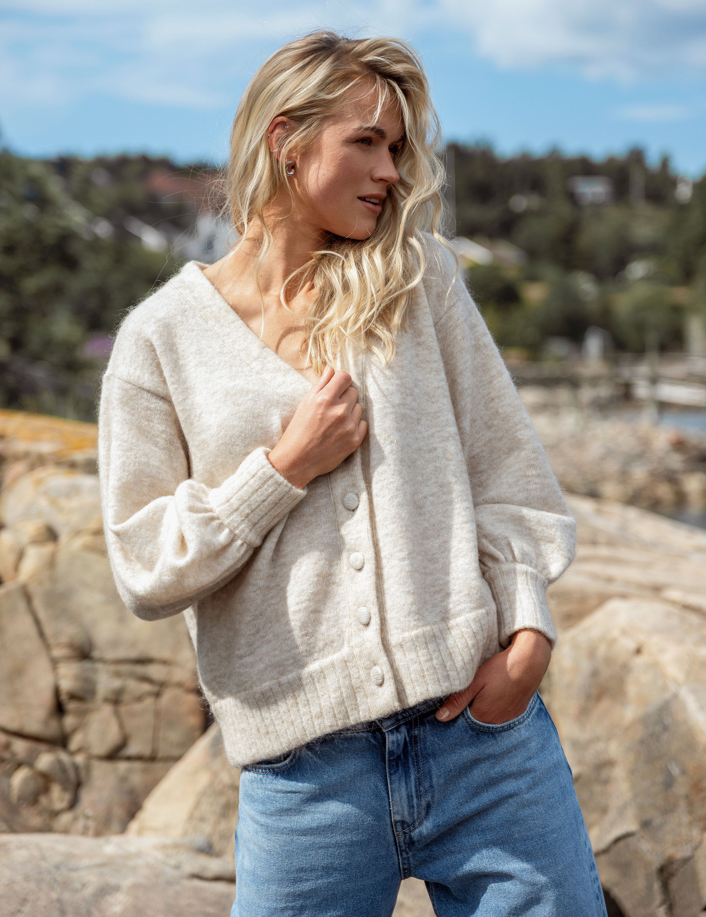 Close to my heart Sally cardigan Cardigan Summer Sand