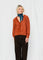 Close to my heart Sally kid mohair cardigan Cardigan Orange Jam