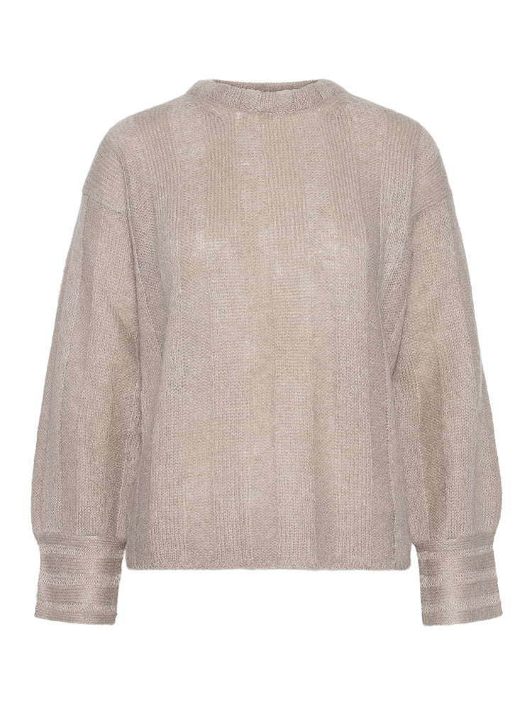 Close to my heart Salma Sweater Sweater knitted Taupe