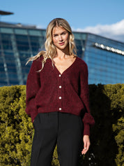 Close to my heart Sarah cardigan Cardigan Garnet Red
