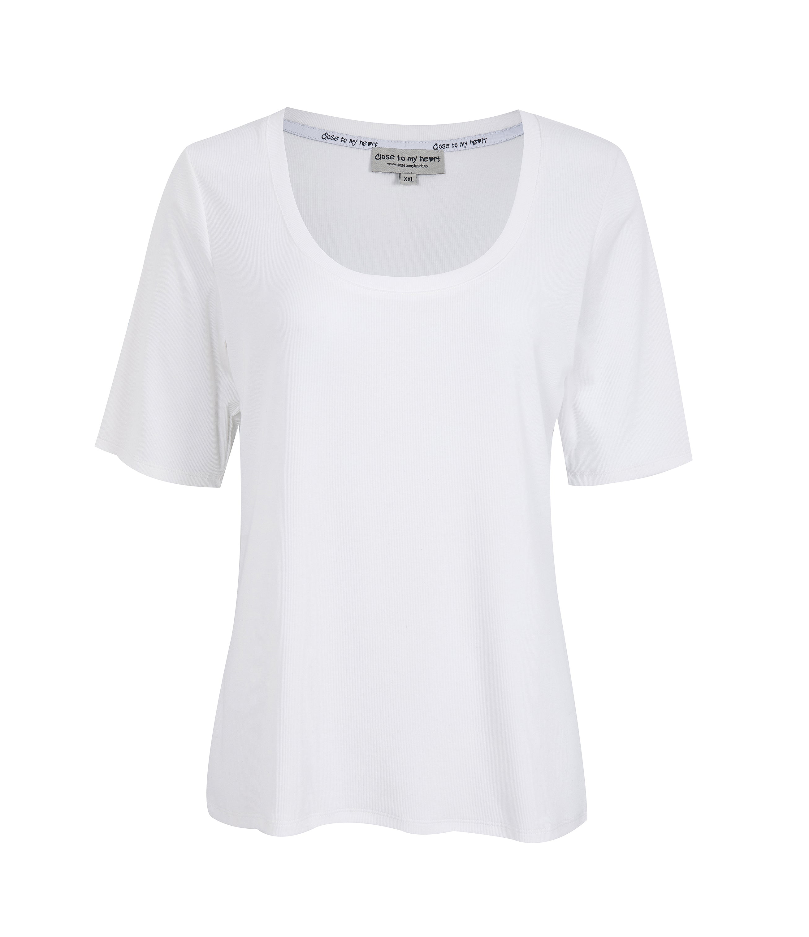 Close to my heart Scoop T-Shirt T-shirt White