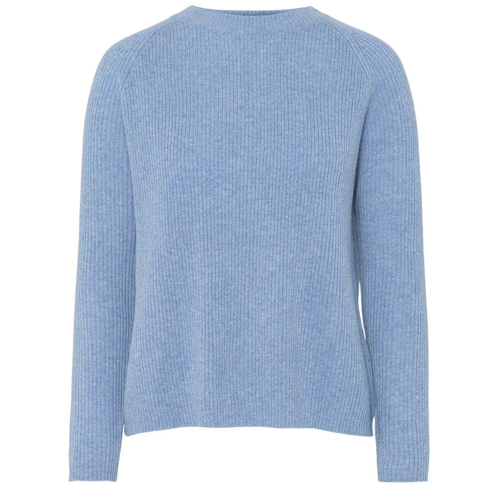 Close to my heart Shanti merino cashmere sweater Sweater knitted Sky Blue