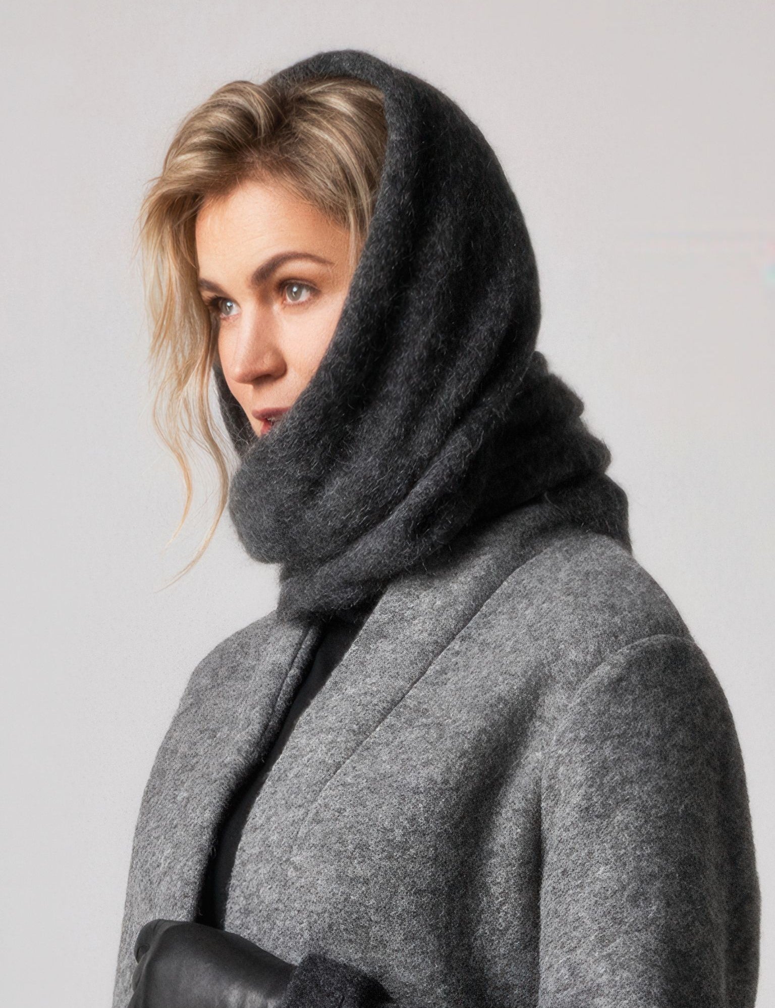 Close to my heart Sienna triangle scarf Scarf Charcoal