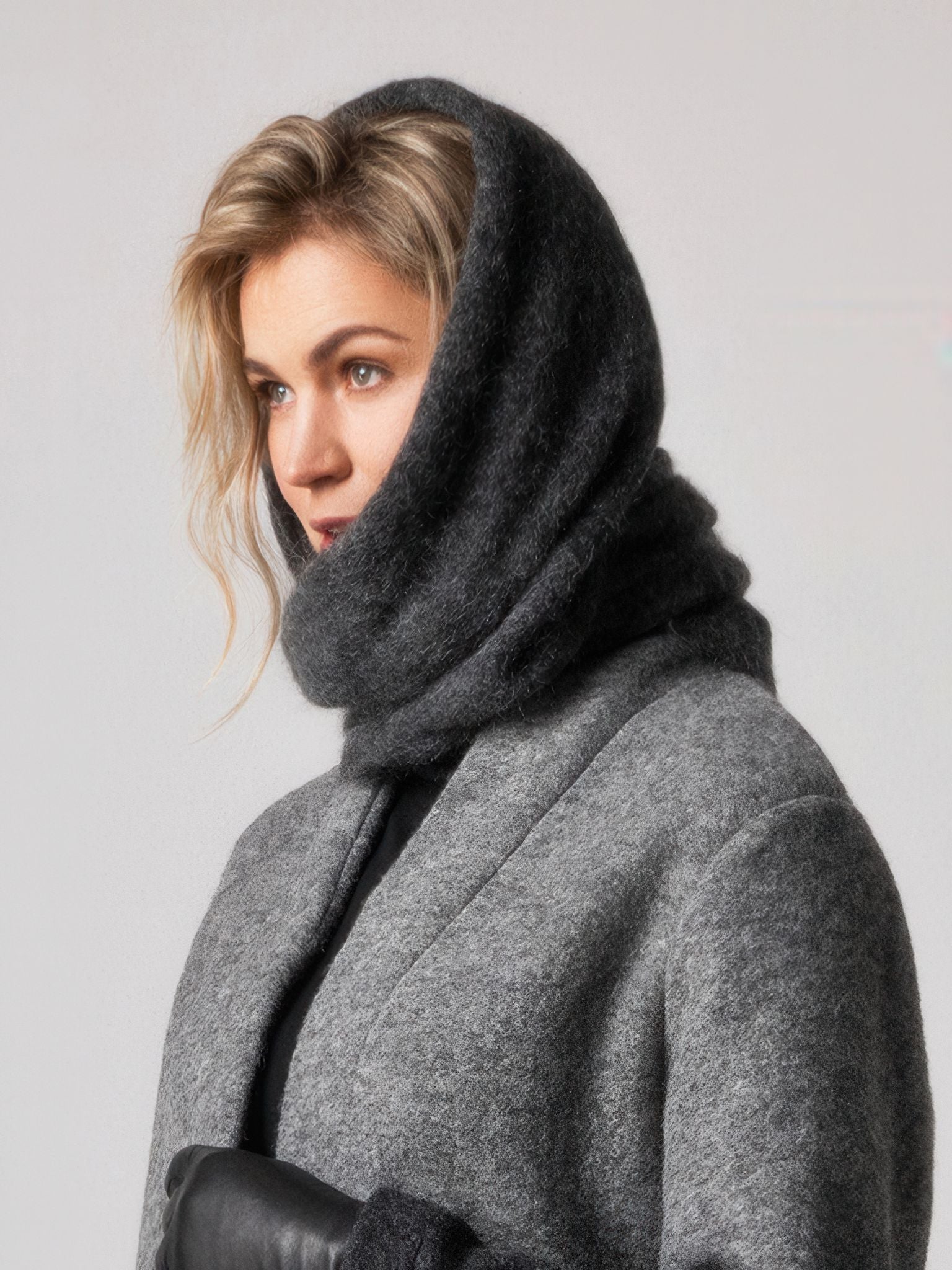 Close to my heart Sienna triangle scarf Scarf Charcoal