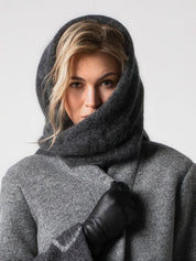 Close to my heart Sienna triangle scarf Scarf Charcoal