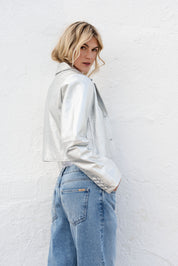 Close to my heart Simone skinn jakke Jackets Silver