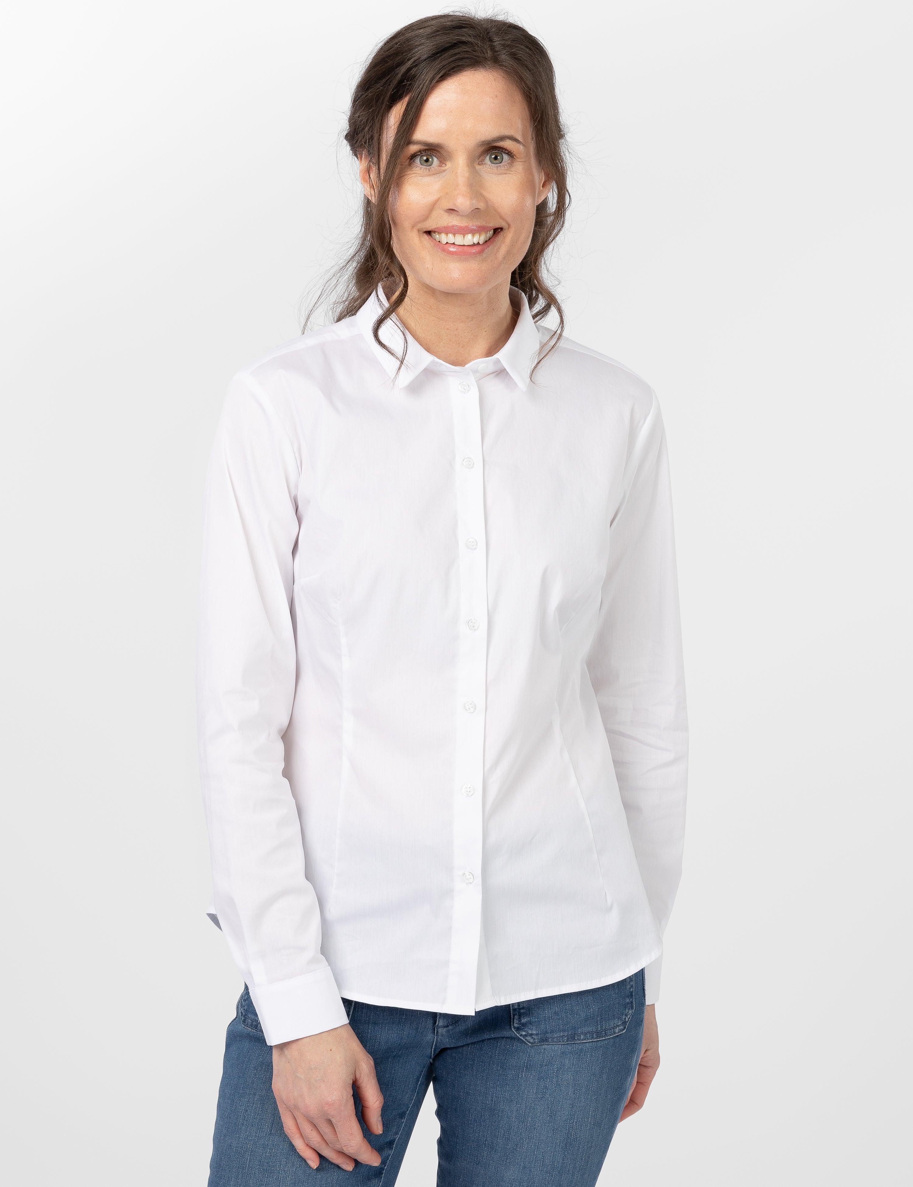 Close to my heart Sky basic skjorte Shirt White