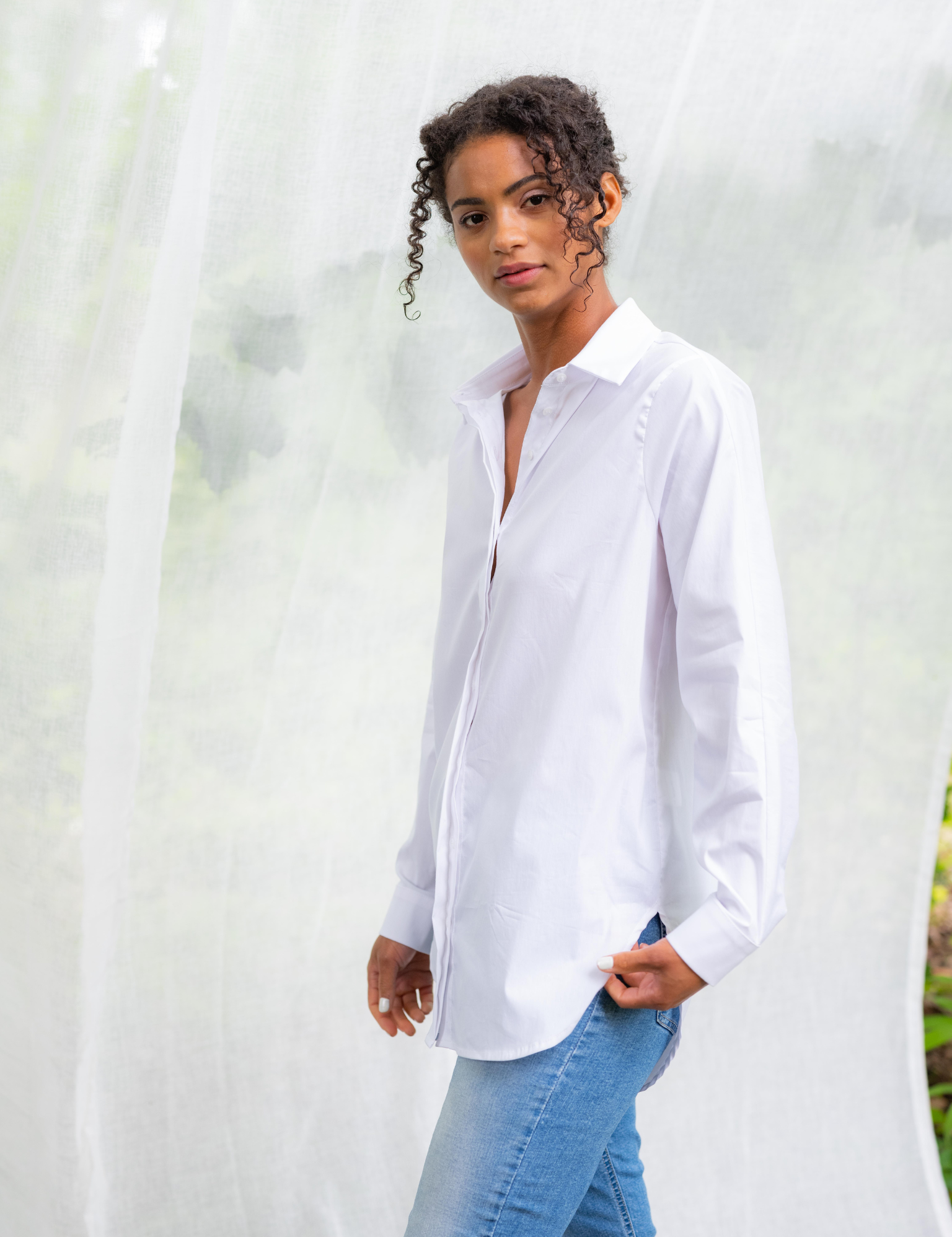 Close to my heart Snow skjorte Shirt White