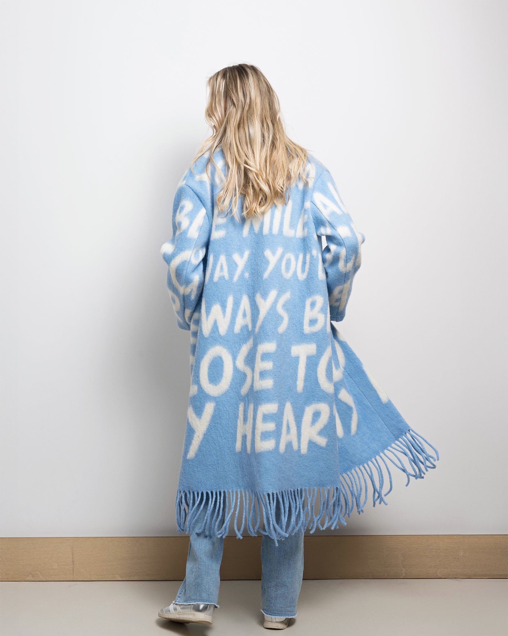 Close to my heart Sofia coat Coat Sky Blue