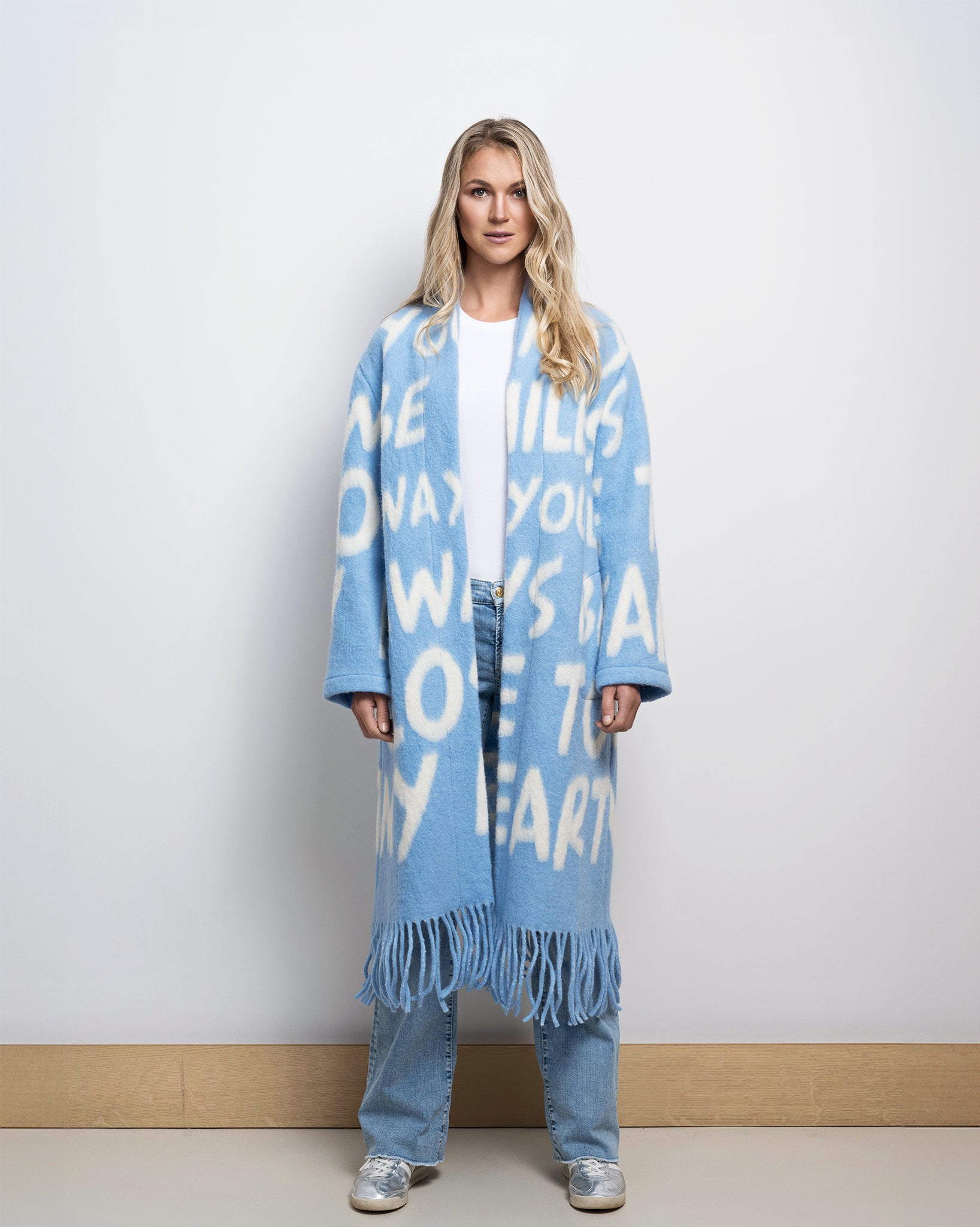 Close to my heart Sofia coat Coat Sky Blue