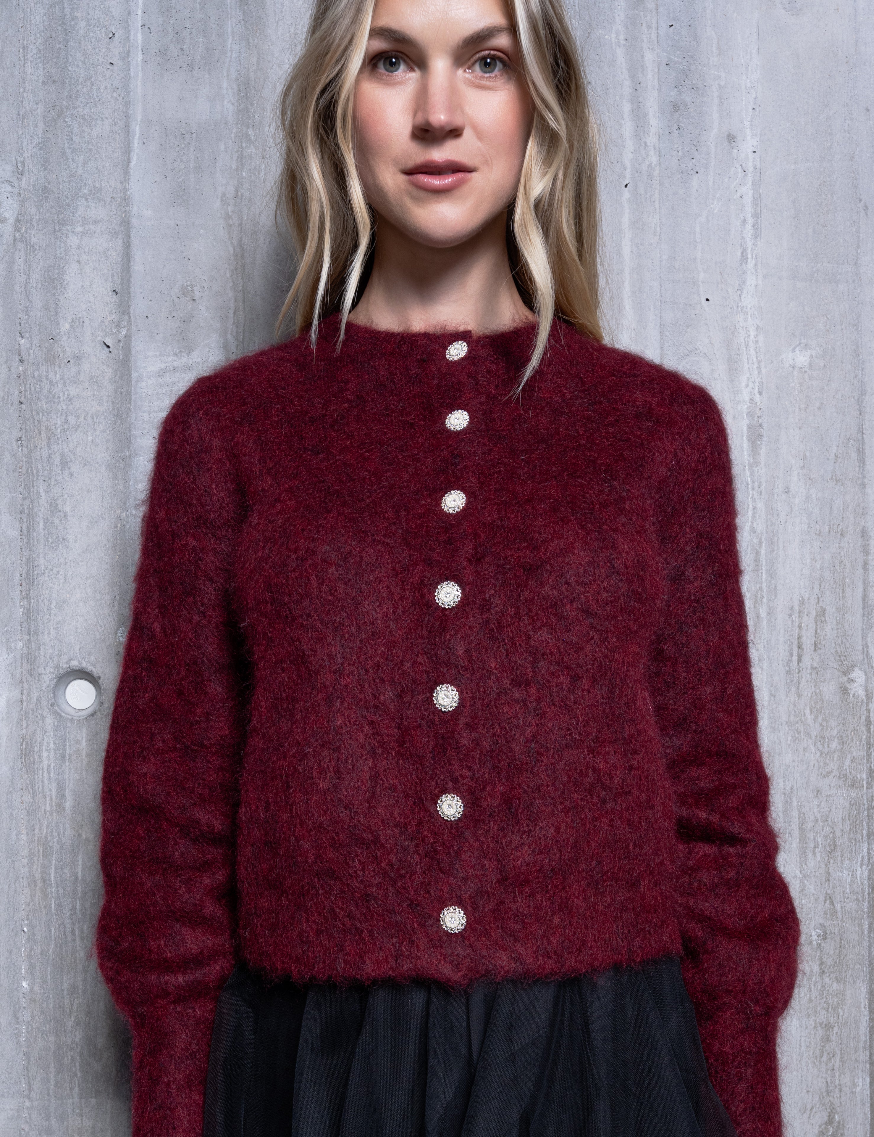 Close to my heart Sonia cardigan Cardigan Garnet Red