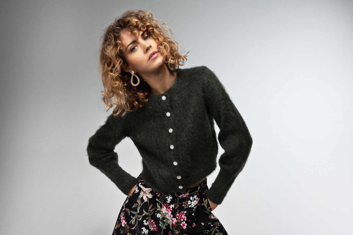 Close to my heart Sonia cardigan Cardigan Army