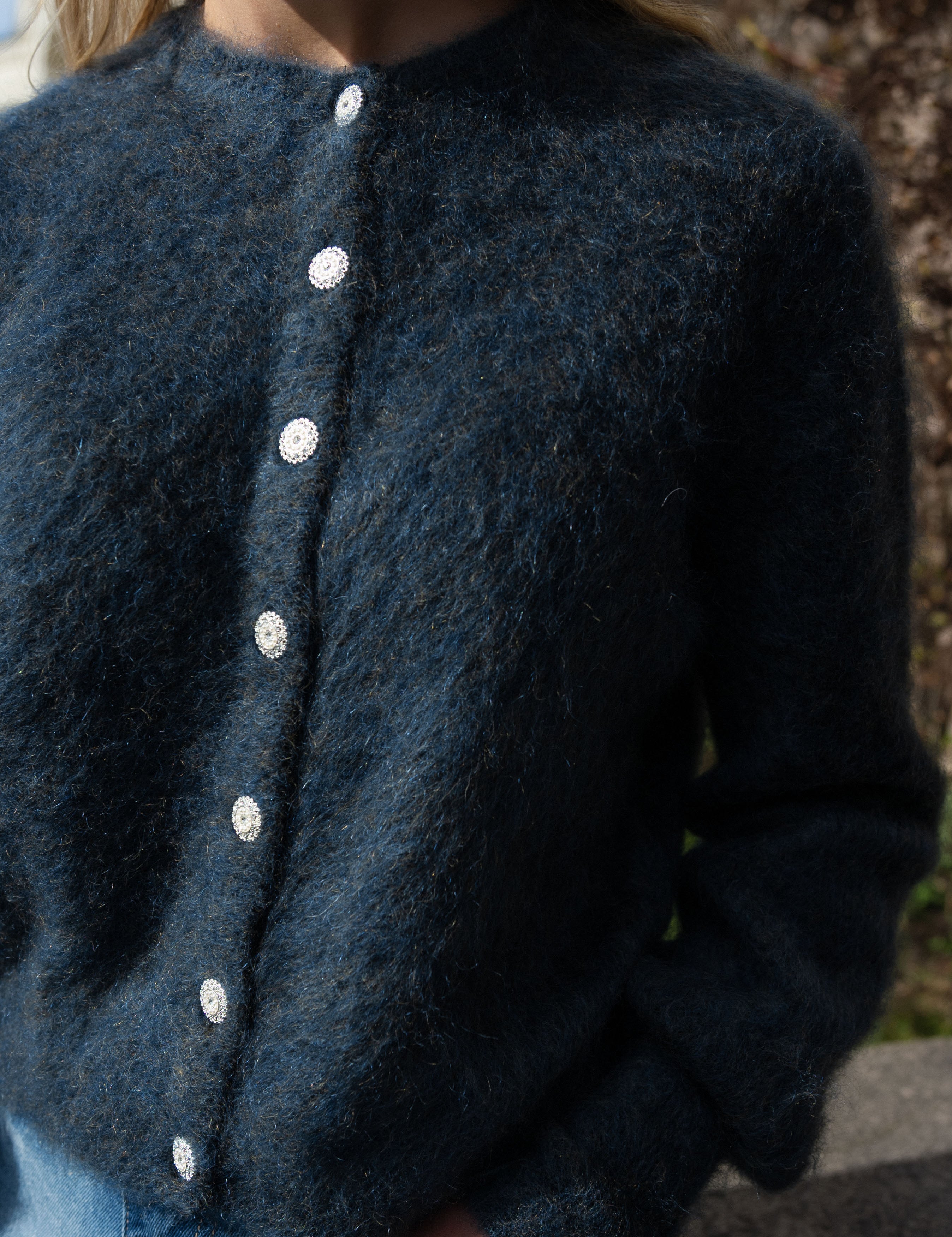 Close to my heart Sonia cardigan Cardigan Indigo Gold