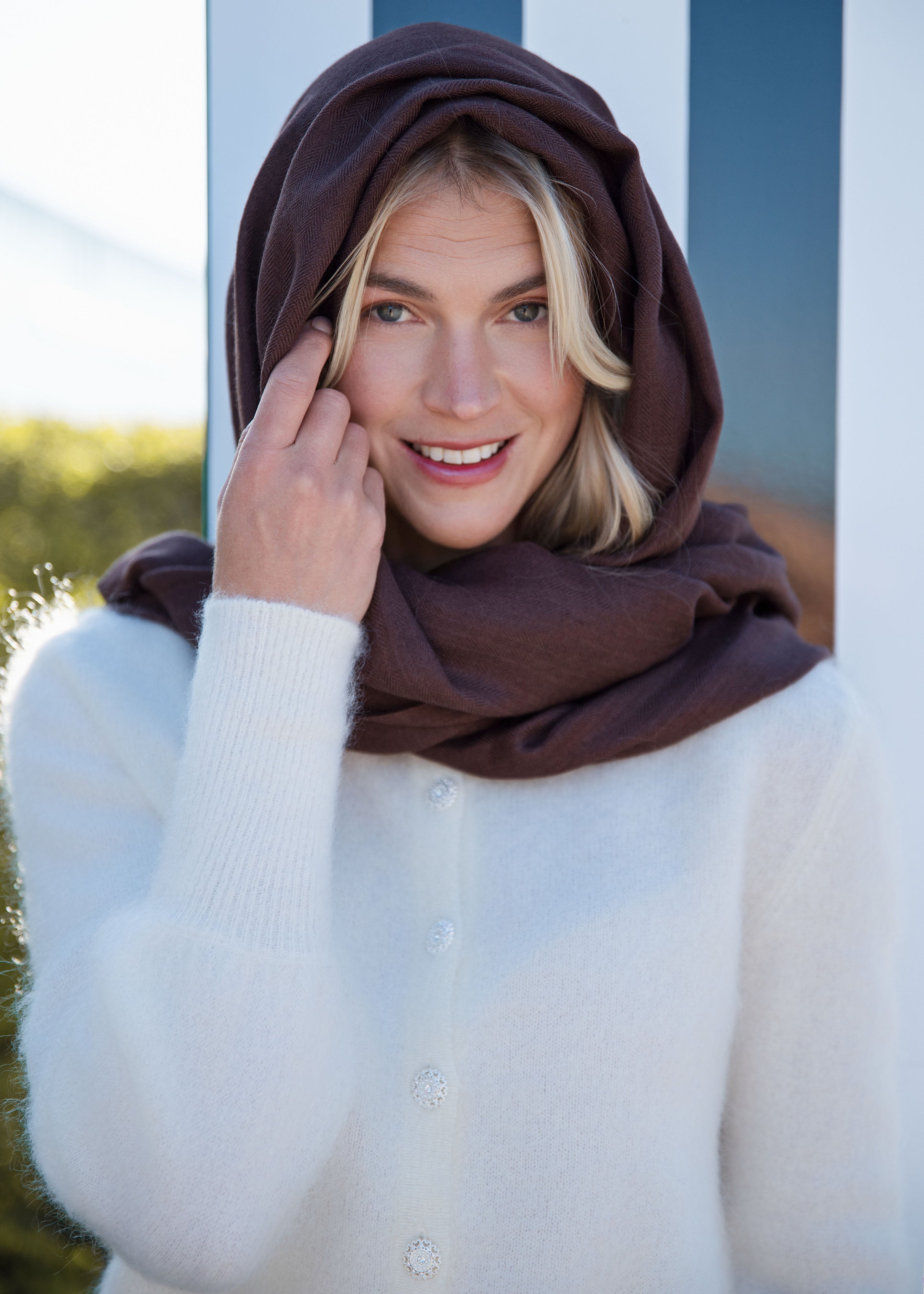 Close to my heart Sonia mohair cardigan Cardigan Cream