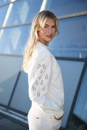 Close to my heart Stella sweatshirt Sweater jersey Soft White