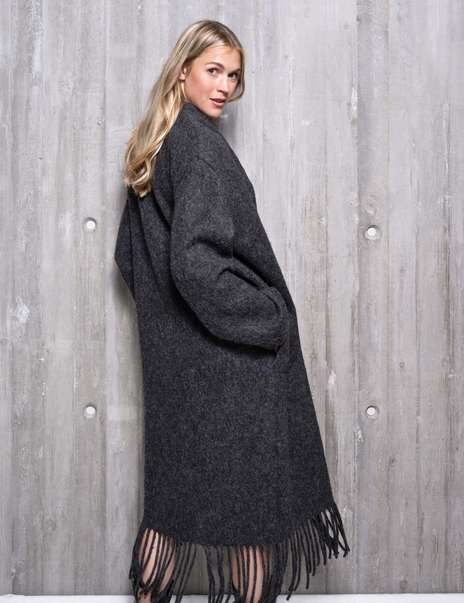 Close to my heart Stevie Coat Coat Charcoal