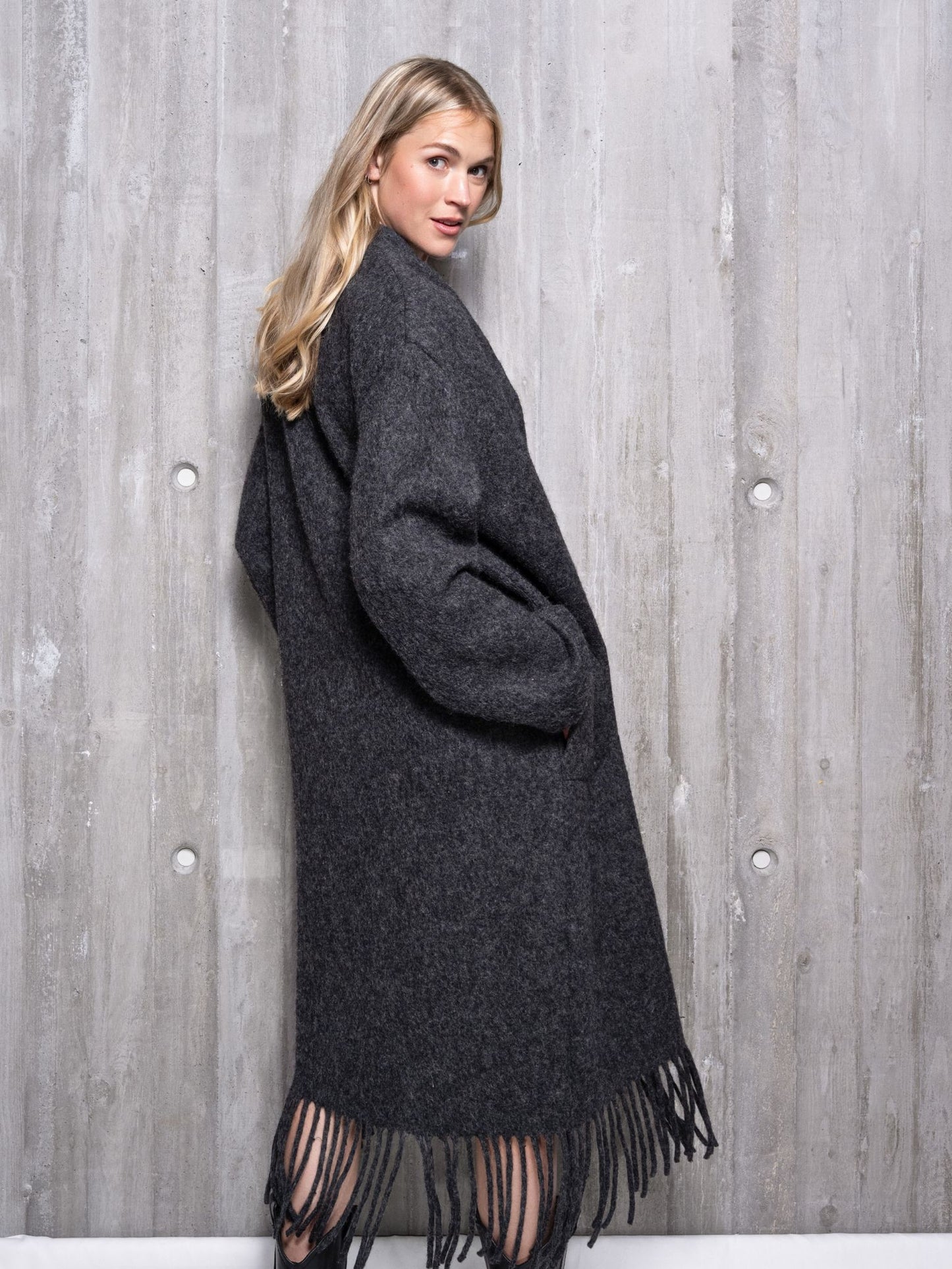 Close to my heart Stevie Coat Coat Charcoal