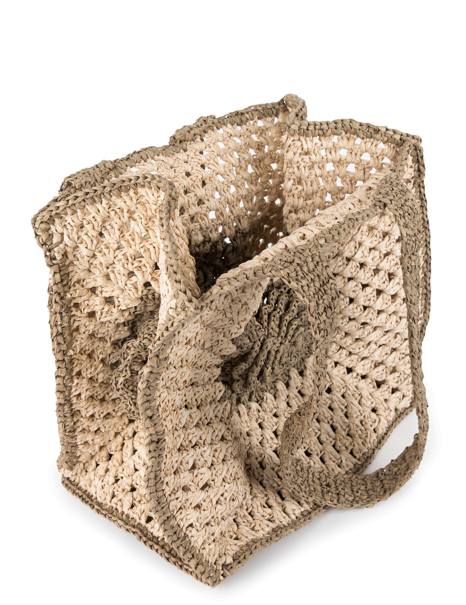 Close to my heart Stor Raffia veske Bag Khaki Green