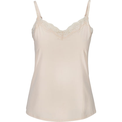 Close to my heart Strap top Lace Top Nude