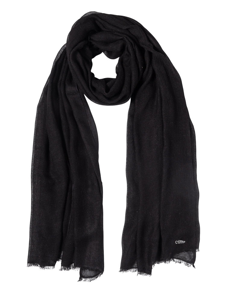 Close to my heart Summer bambus og silke skjerf Scarf Black