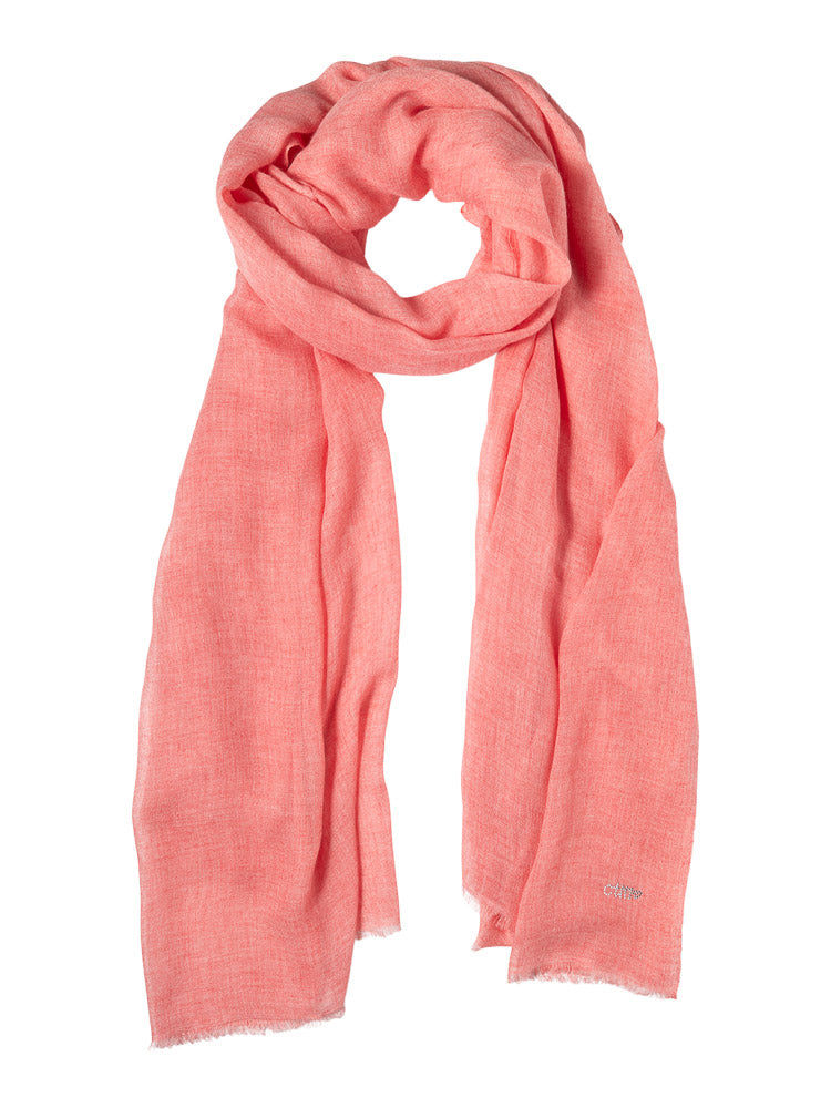 Close to my heart Summer bambus og silke skjerf Scarf Coral