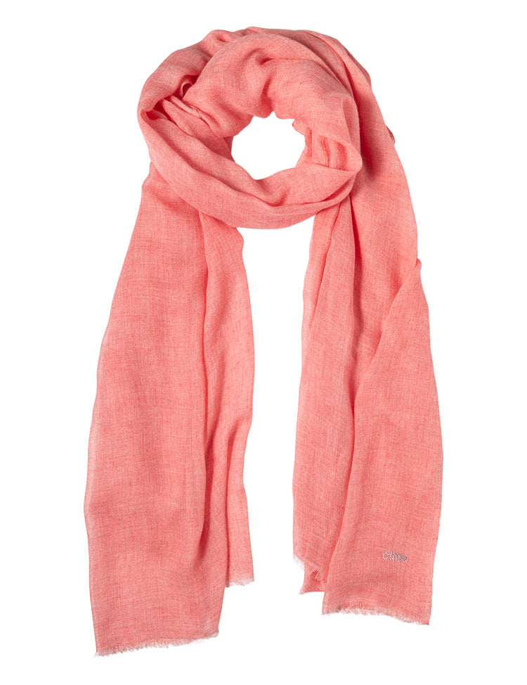Close to my heart Summer bambus og silke skjerf Scarf Coral