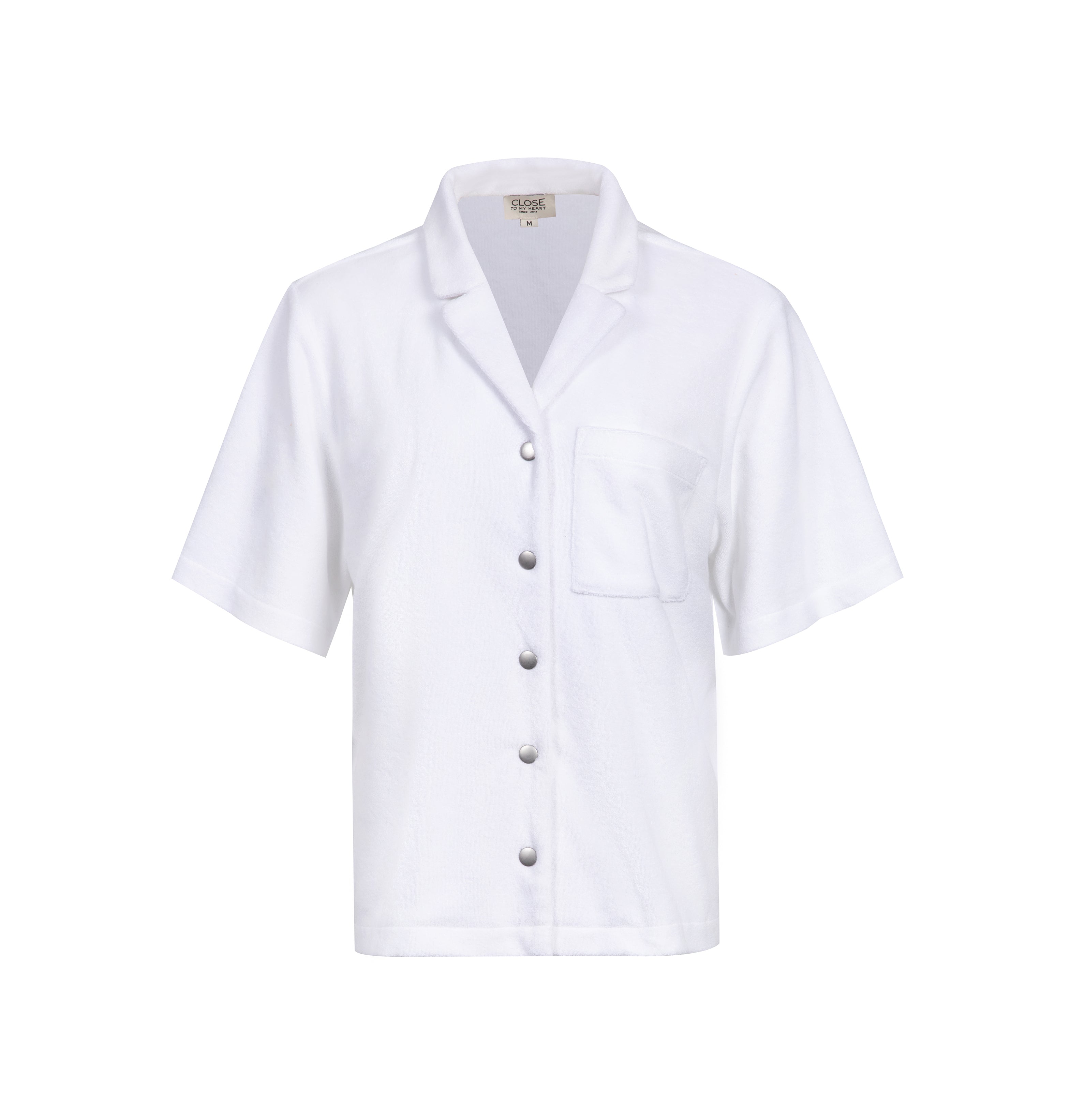 Close to my heart Summerday frotté skjorte Shirt White