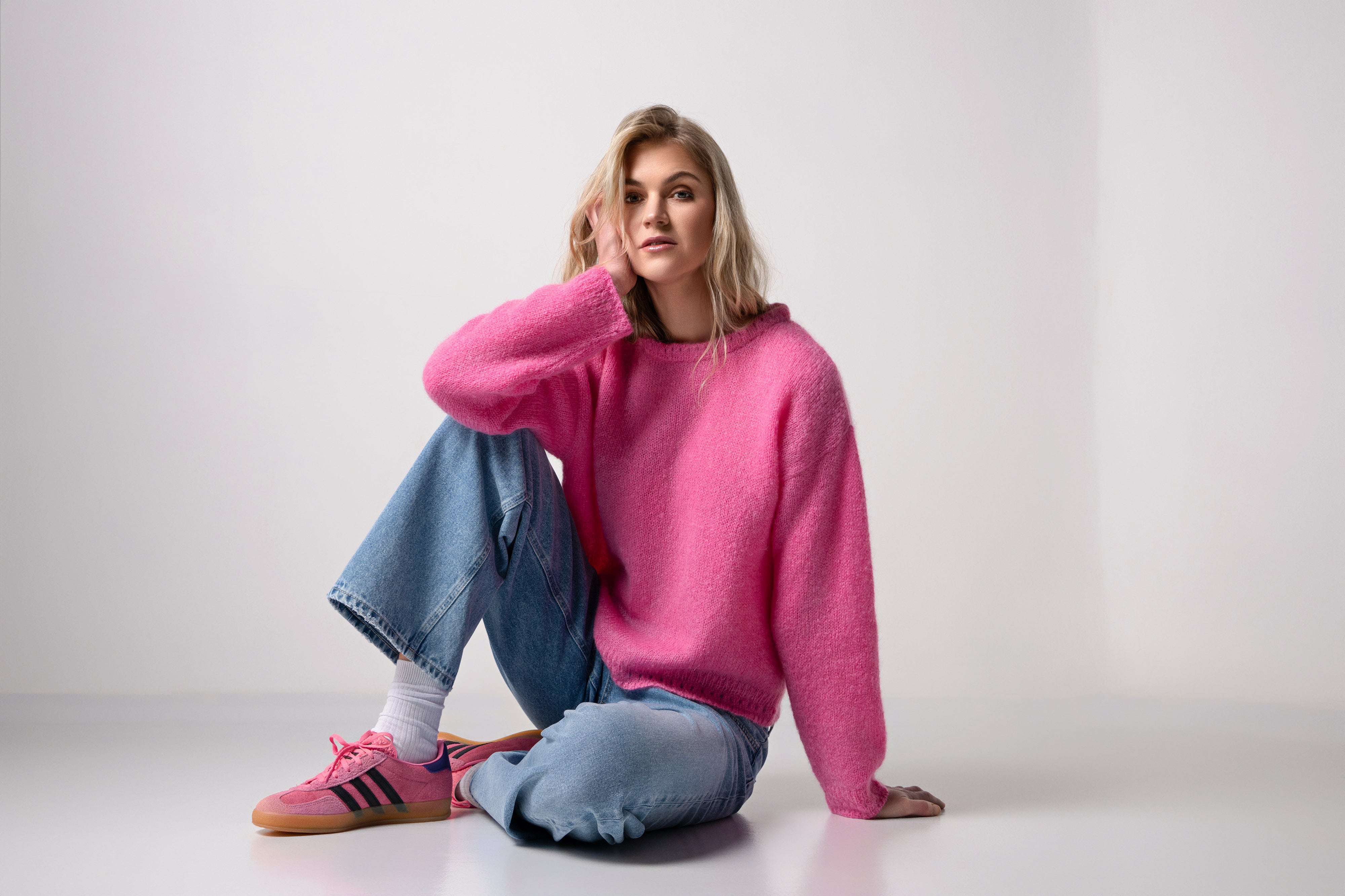 Close to my heart Sunita Sweater Sweater knitted Frost Candy