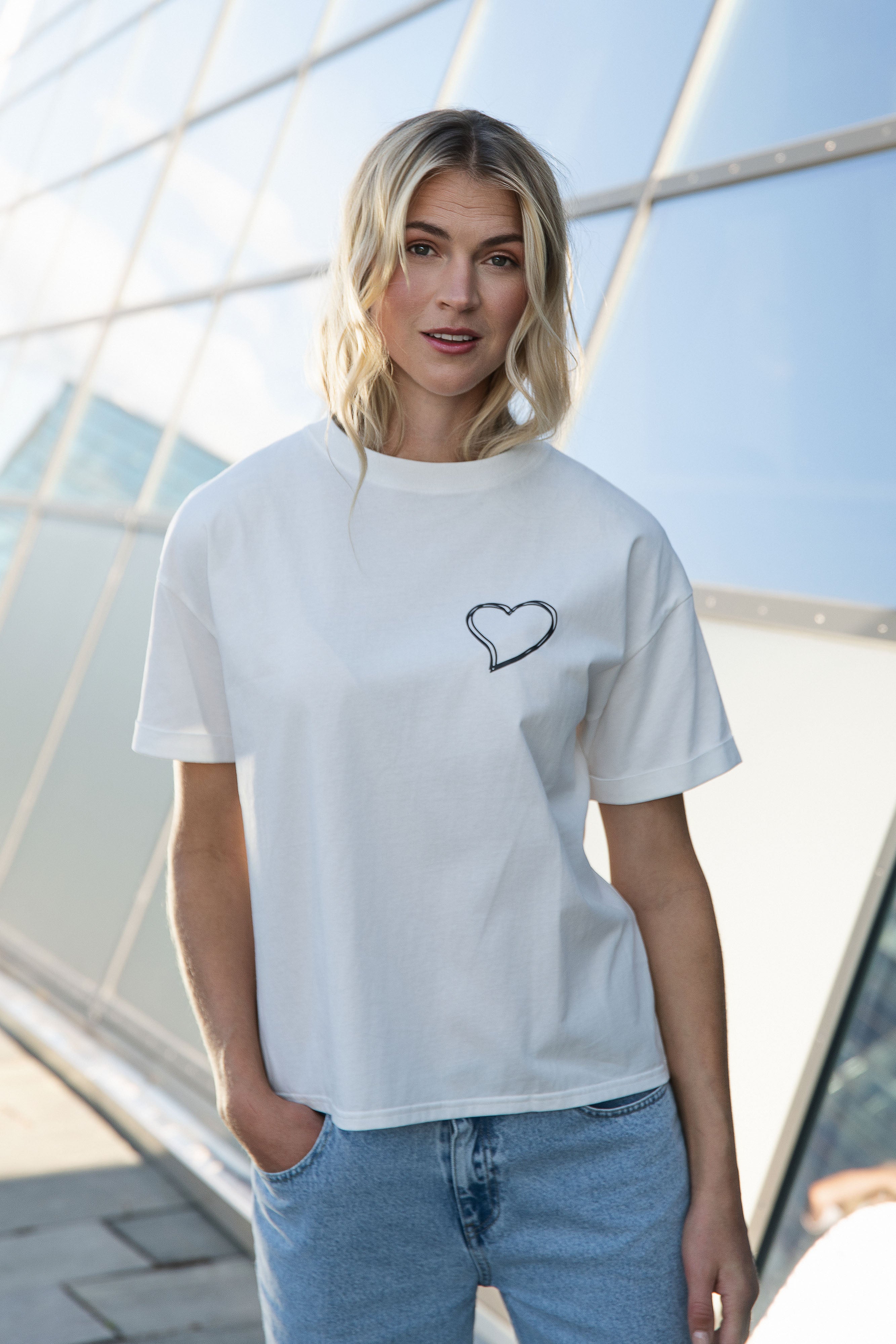 Close to my heart The Heart t-shirt T-shirt White