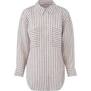 Close to my heart Tony Shirt Shirt Taupe Stripe