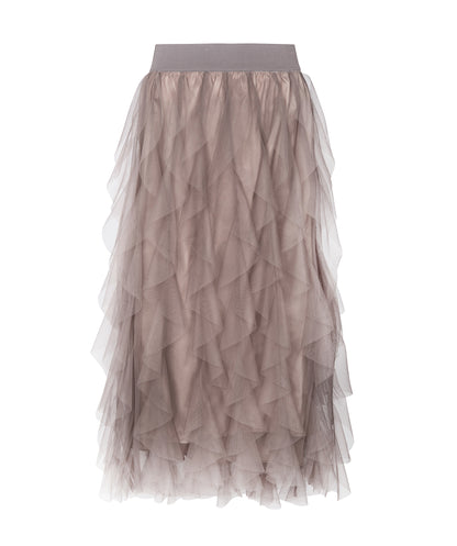 Close to my heart Valentina tulle skirt Skirt Taupe