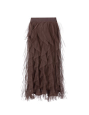 Close to my heart Valentina tulle skirt Skirt Chocolate