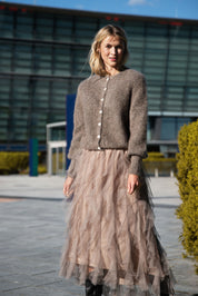 Close to my heart Valentina tulle skirt Skirt Taupe