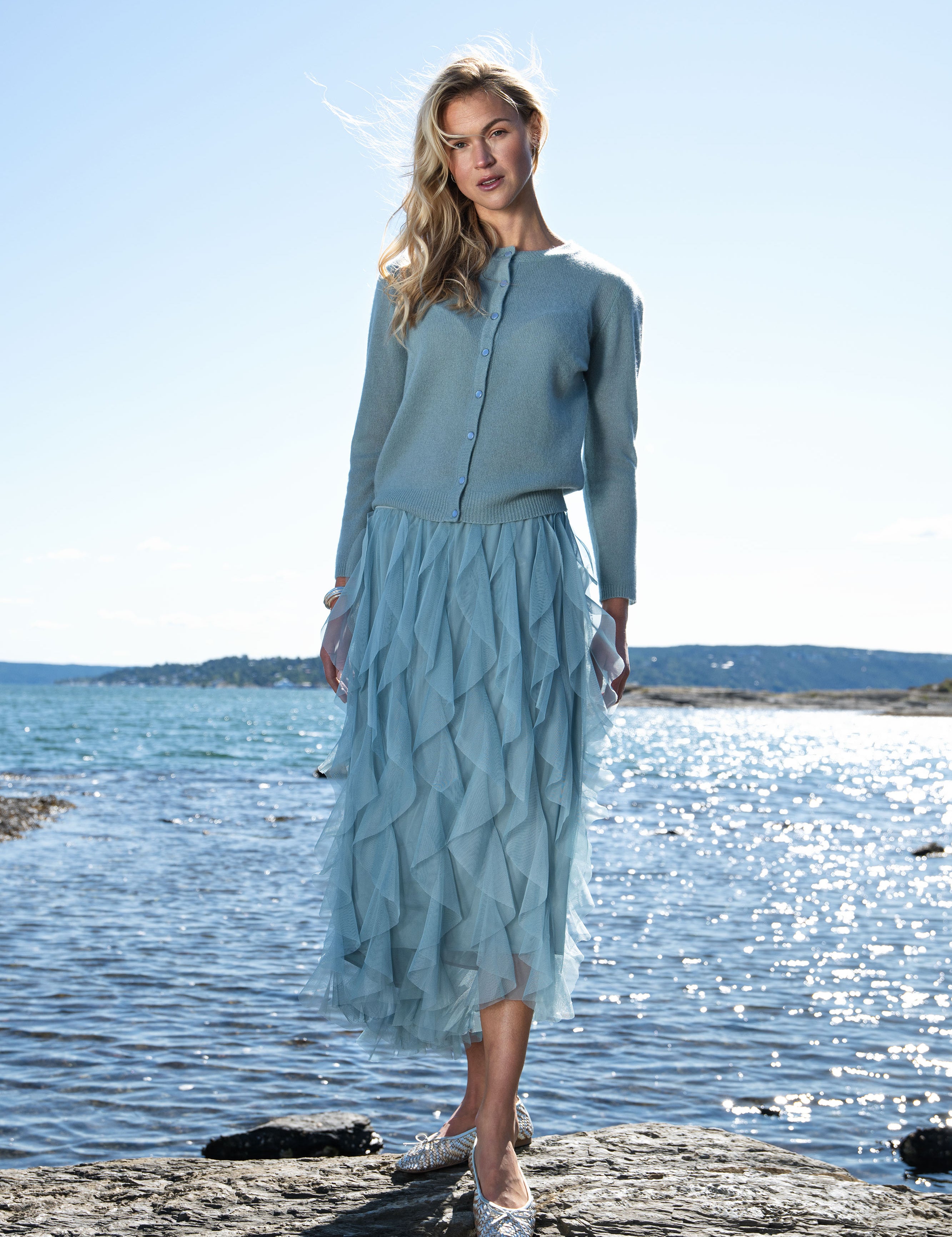 Close to my heart Valentina tyll skjørt Skirt Tourmaline
