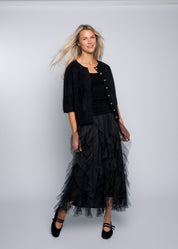 Close to my heart Valentina tyll skjørt Skirt Black