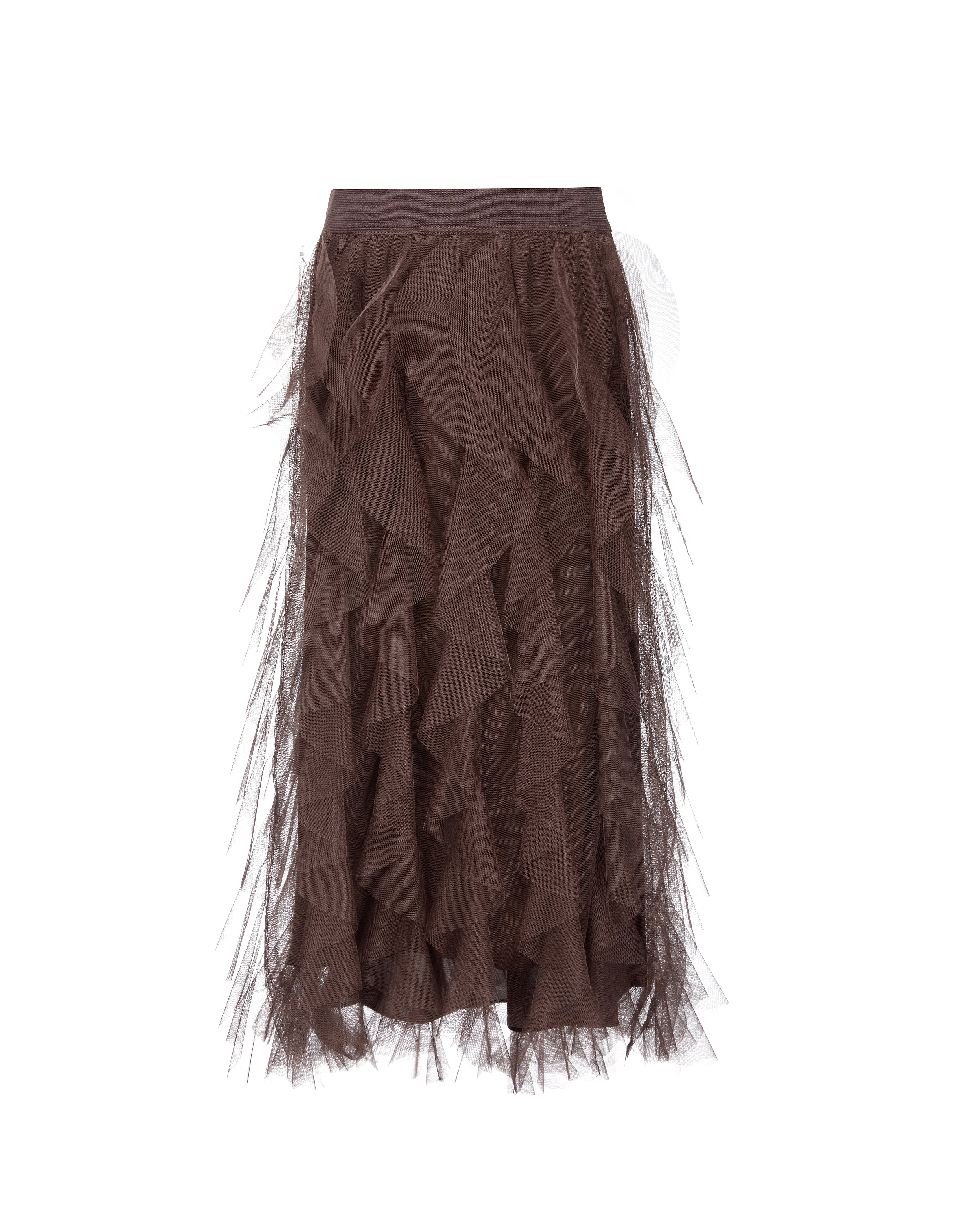 Close to my heart Valentina tyll skjørt Skirt Chocolate