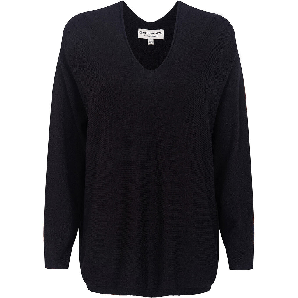 Close to my heart Valerie viscose knit sweater Sweater knitted Black