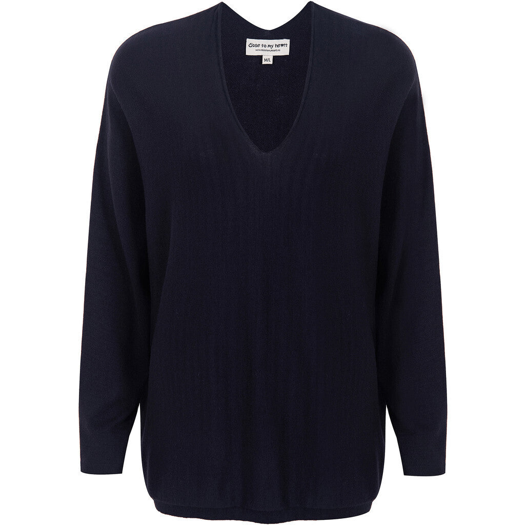 Close to my heart Valerie viscose knit sweater Sweater knitted Navy