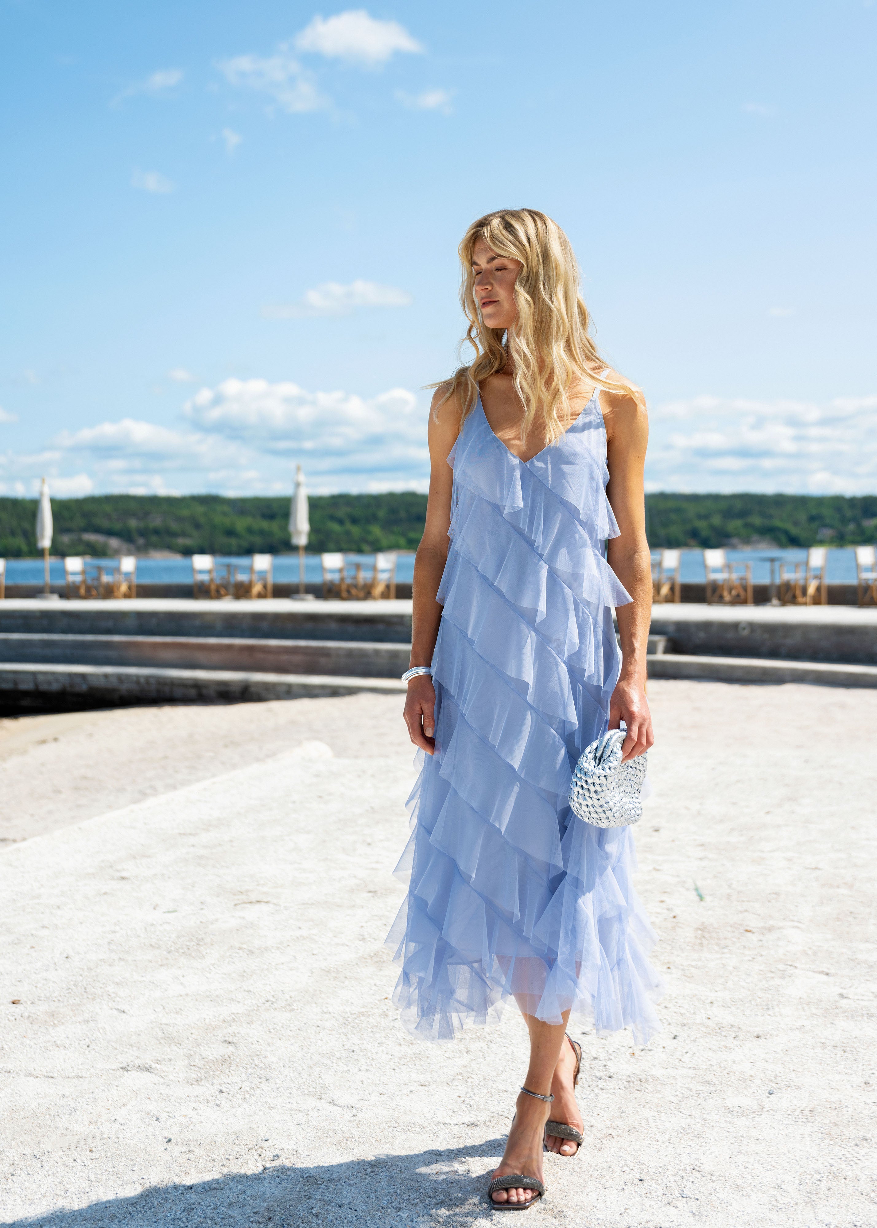 Close to my heart Vivian magisk tyll kjole Dress woven Baby Lavender