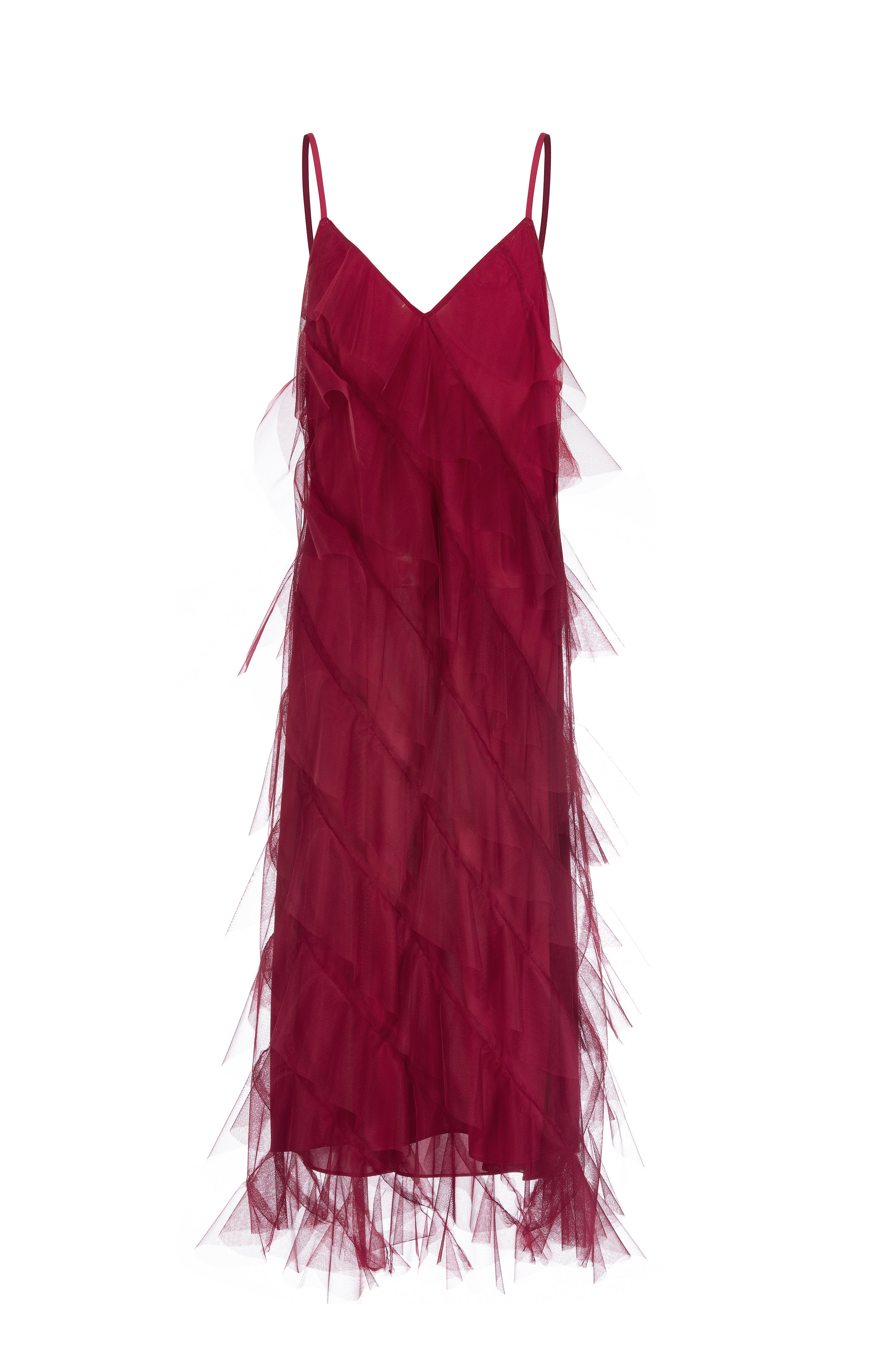 Close to my heart Vivian magisk tyll kjole Dress woven Garnet Red