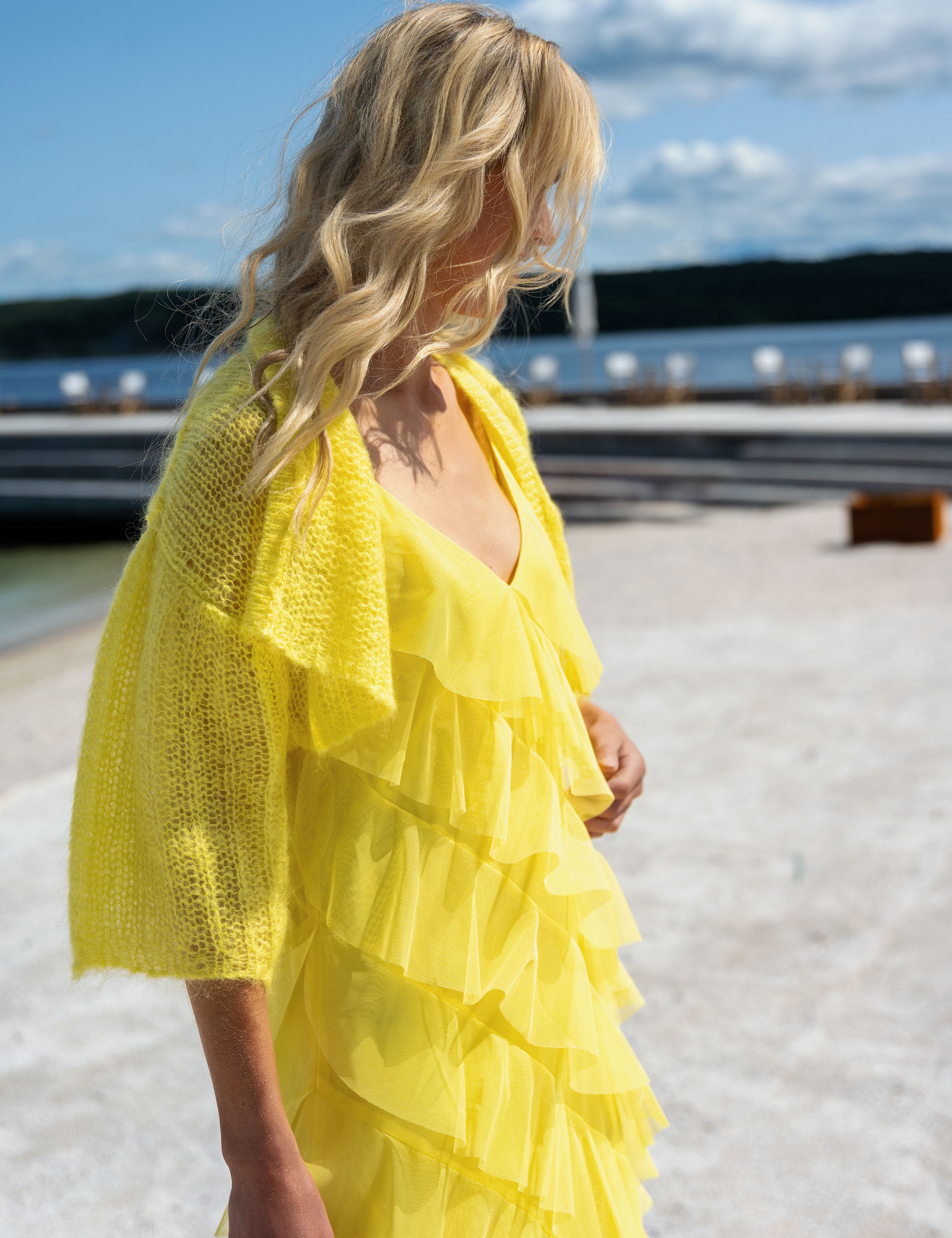 Close to my heart Vivian Magic Dress Dress woven Limelight