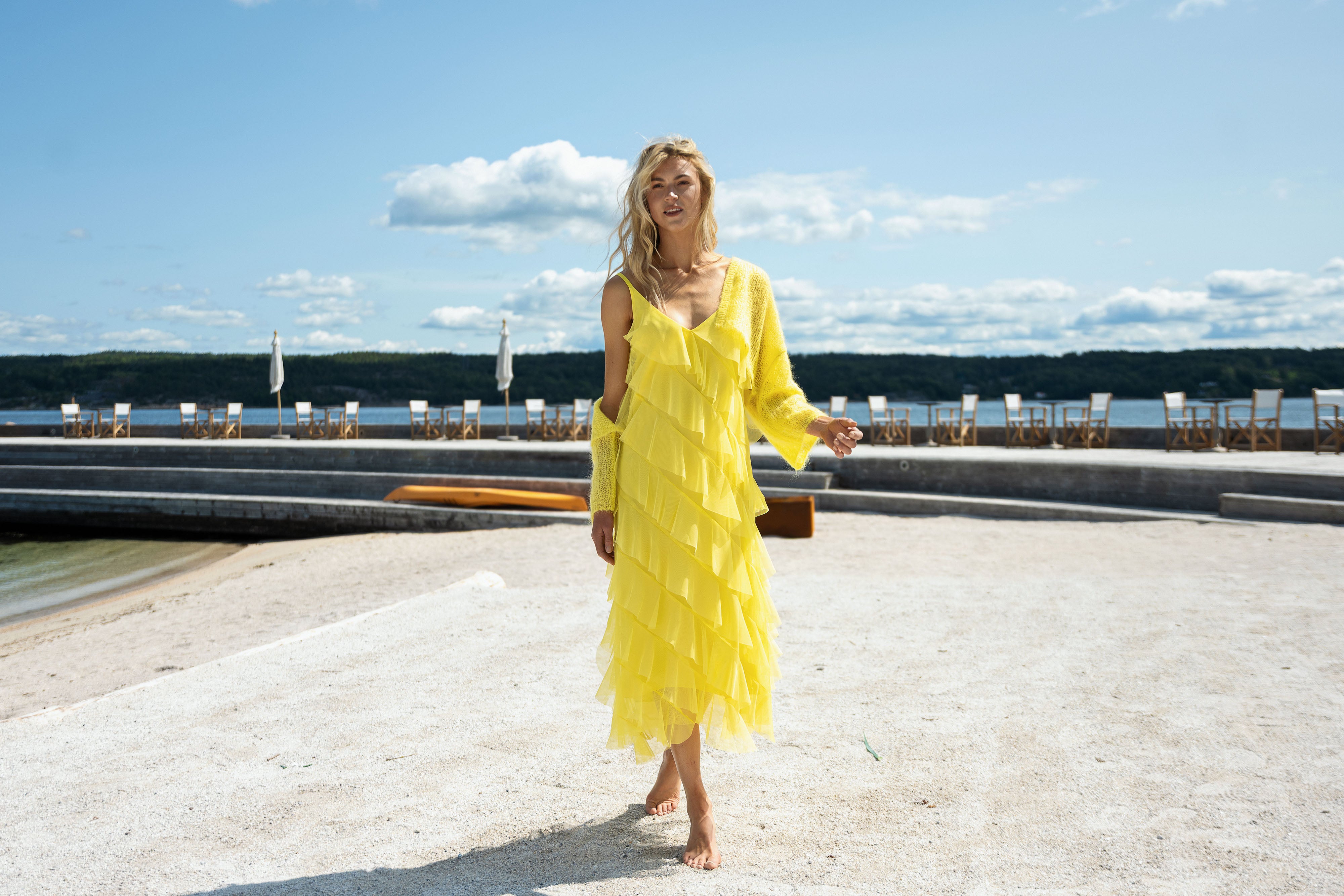 Close to my heart Vivian Magic Dress Dress woven Limelight