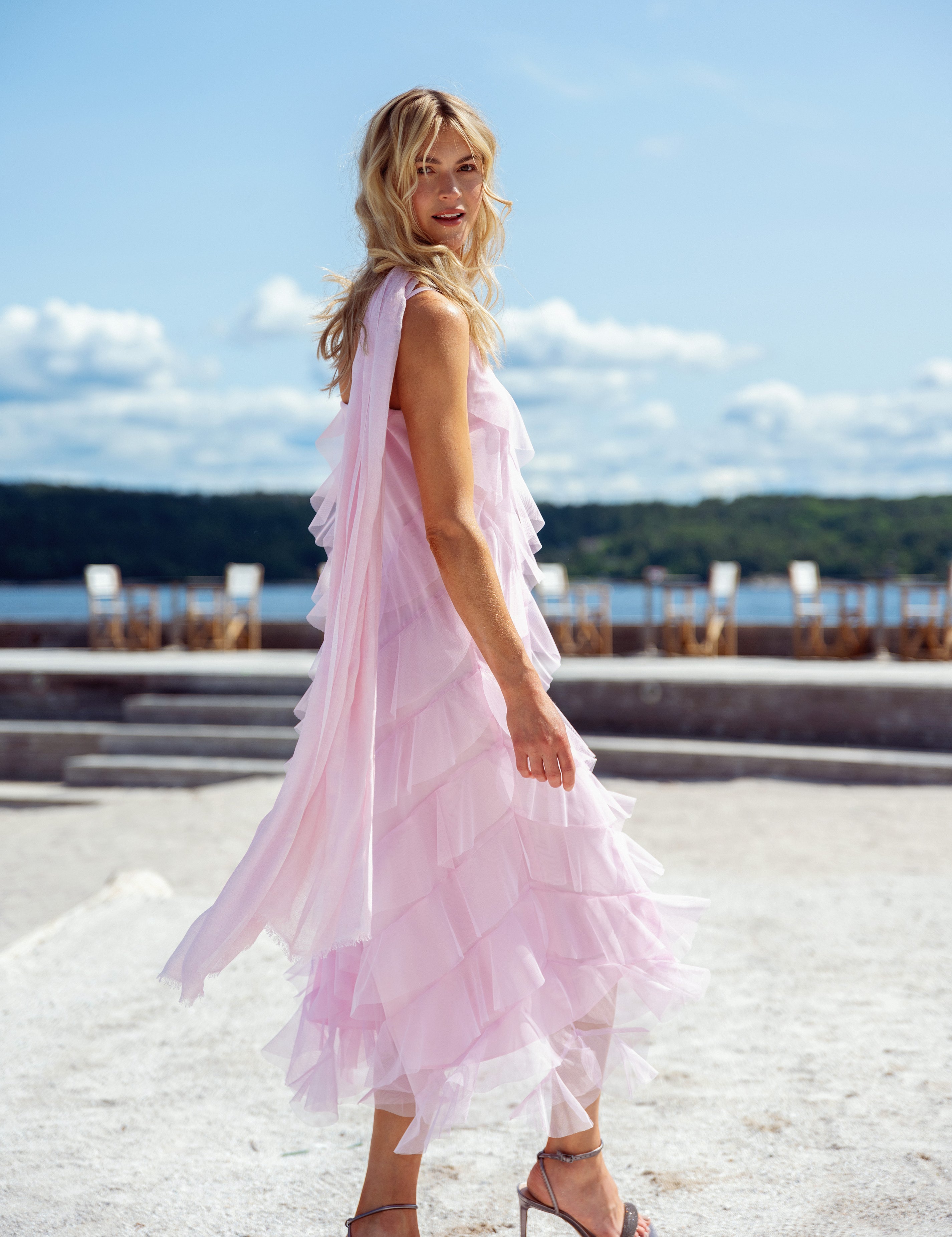 Close to my heart Vivian Magic Dress Dress woven Pink Tulle