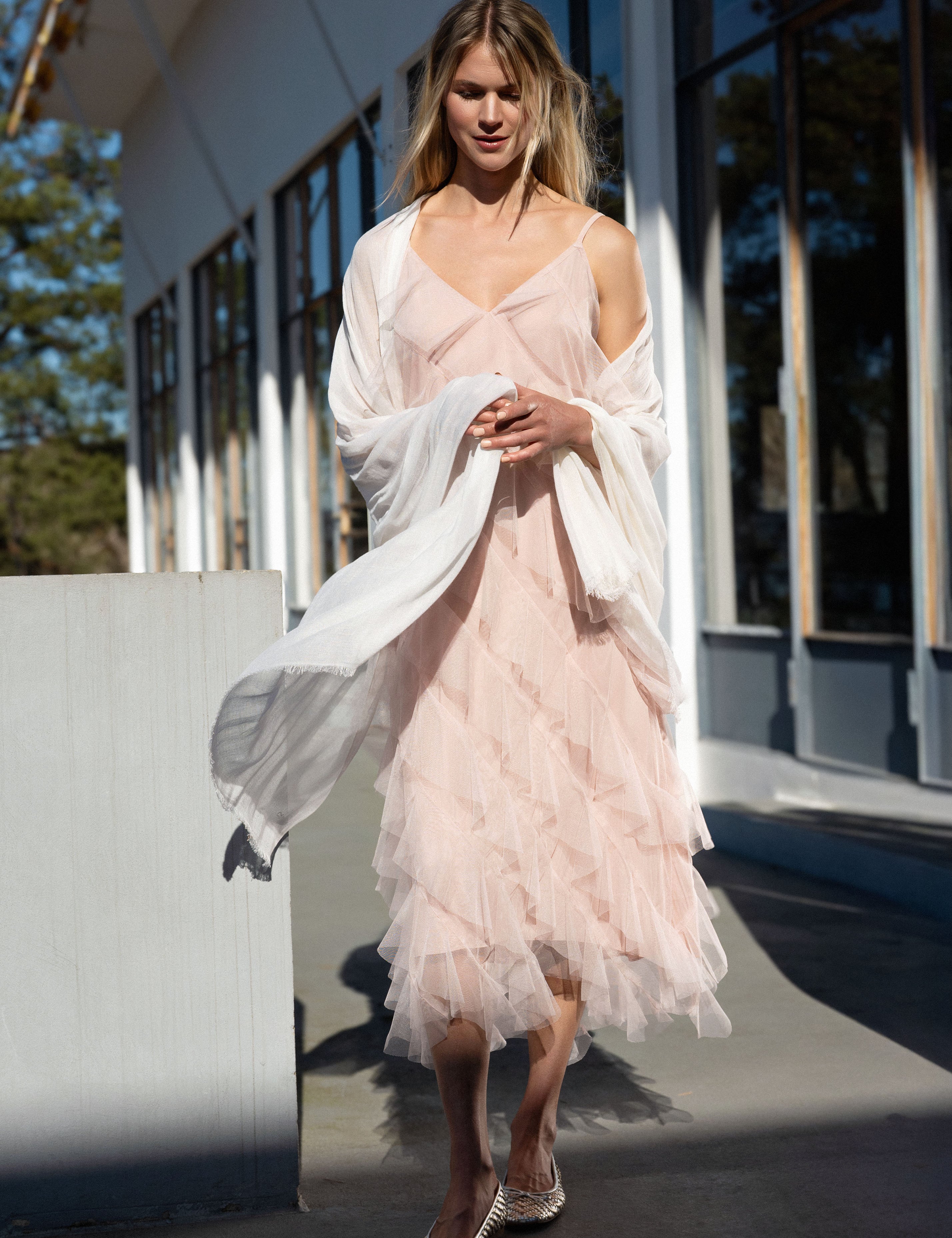 Close to my heart Vivian Magic Dress Dress woven Powder Rose