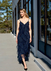 Close to my heart Vivian magisk tyll kjole Dress woven Ultra Navy