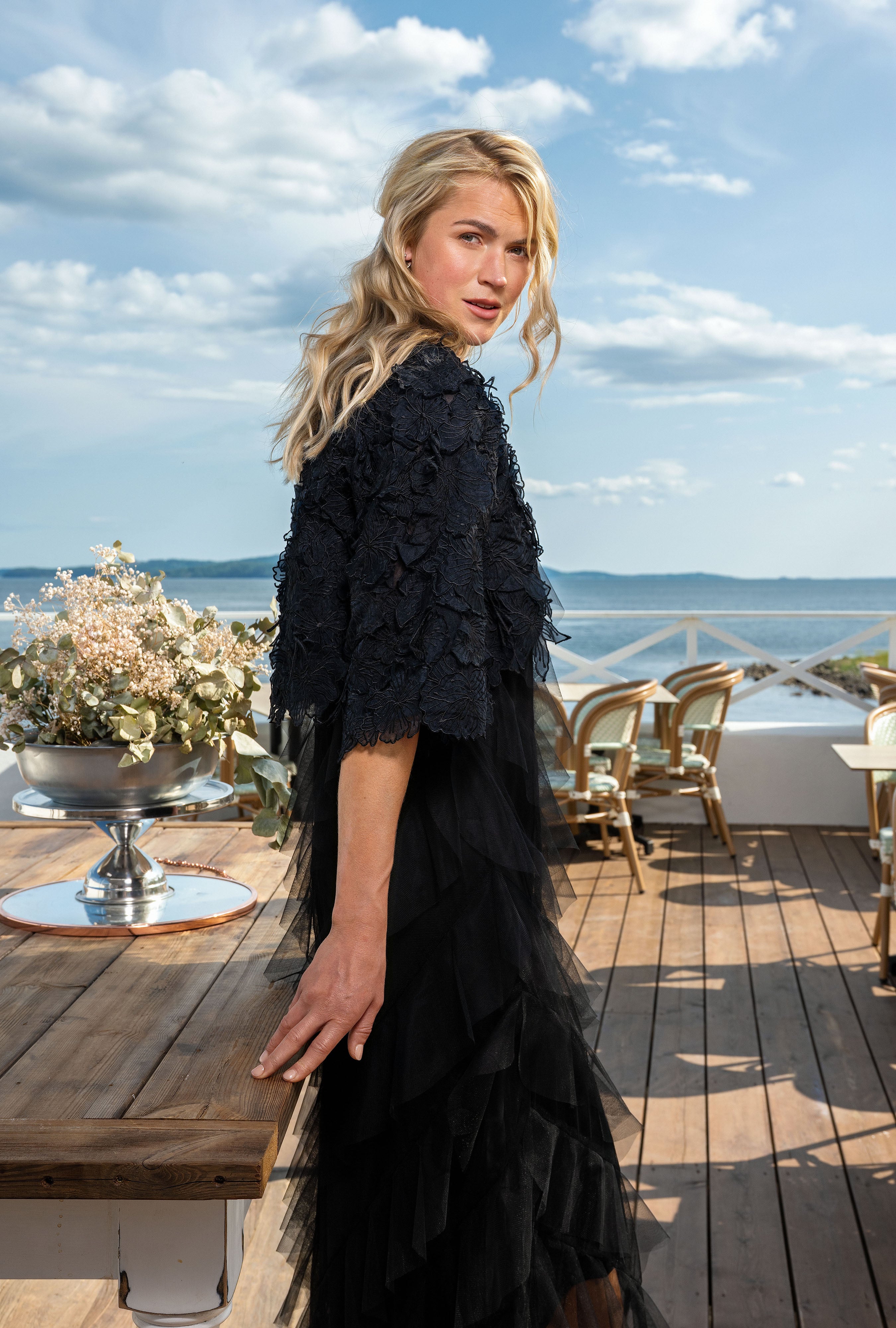 Close to my heart Vivian magisk tyll kjole Dress woven Black