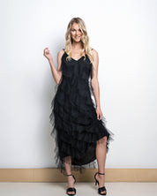 Close to my heart Vivian magisk tyll kjole Dress woven Black