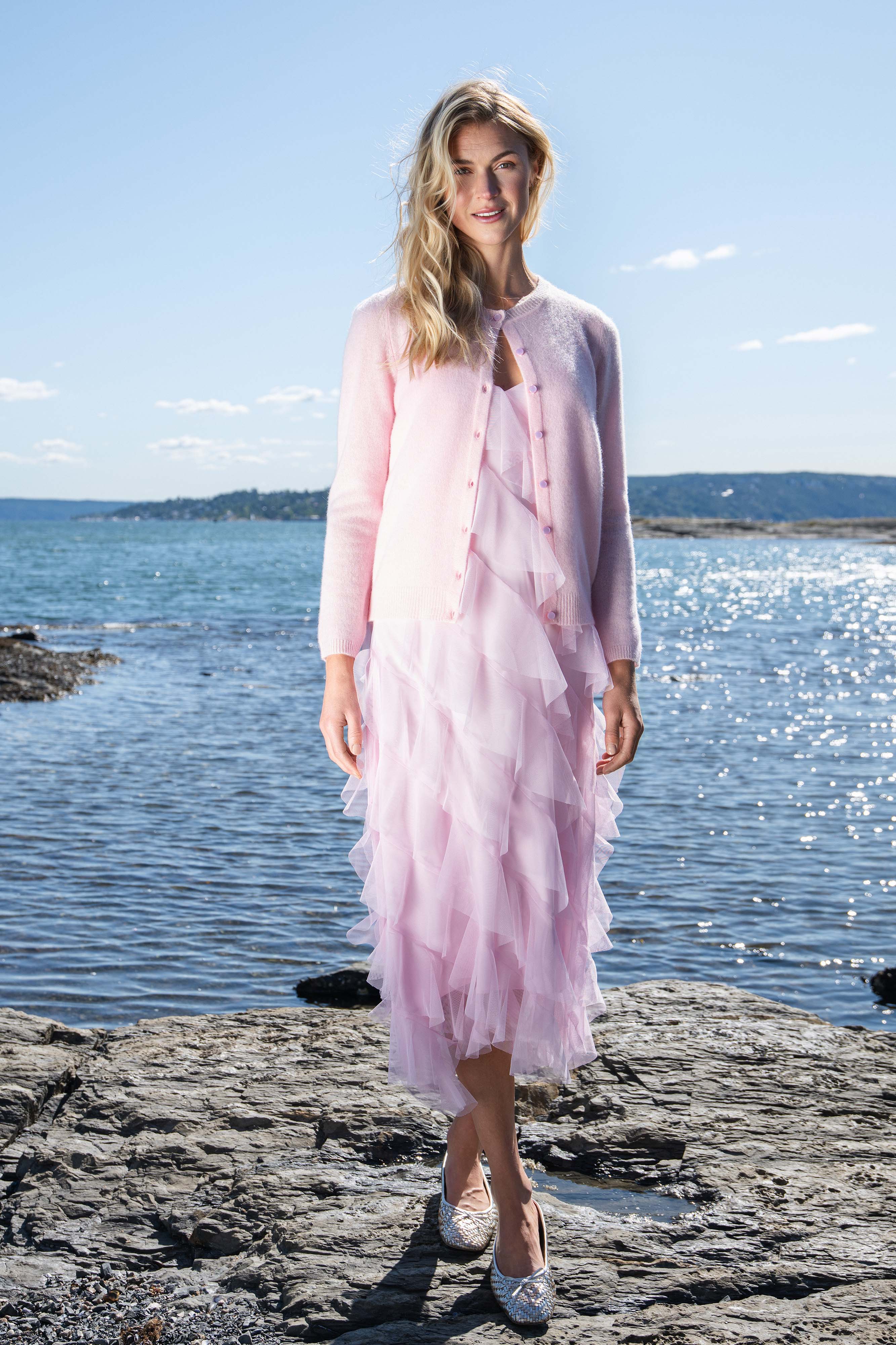 Close to my heart Vivian magisk tyll kjole Dress woven Pink Tulle