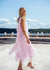 Close to my heart Vivian magisk tyll kjole Dress woven Pink Tulle