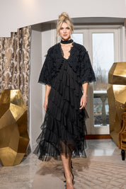 Close to my heart Vivienne tyll kjole Dress woven Black